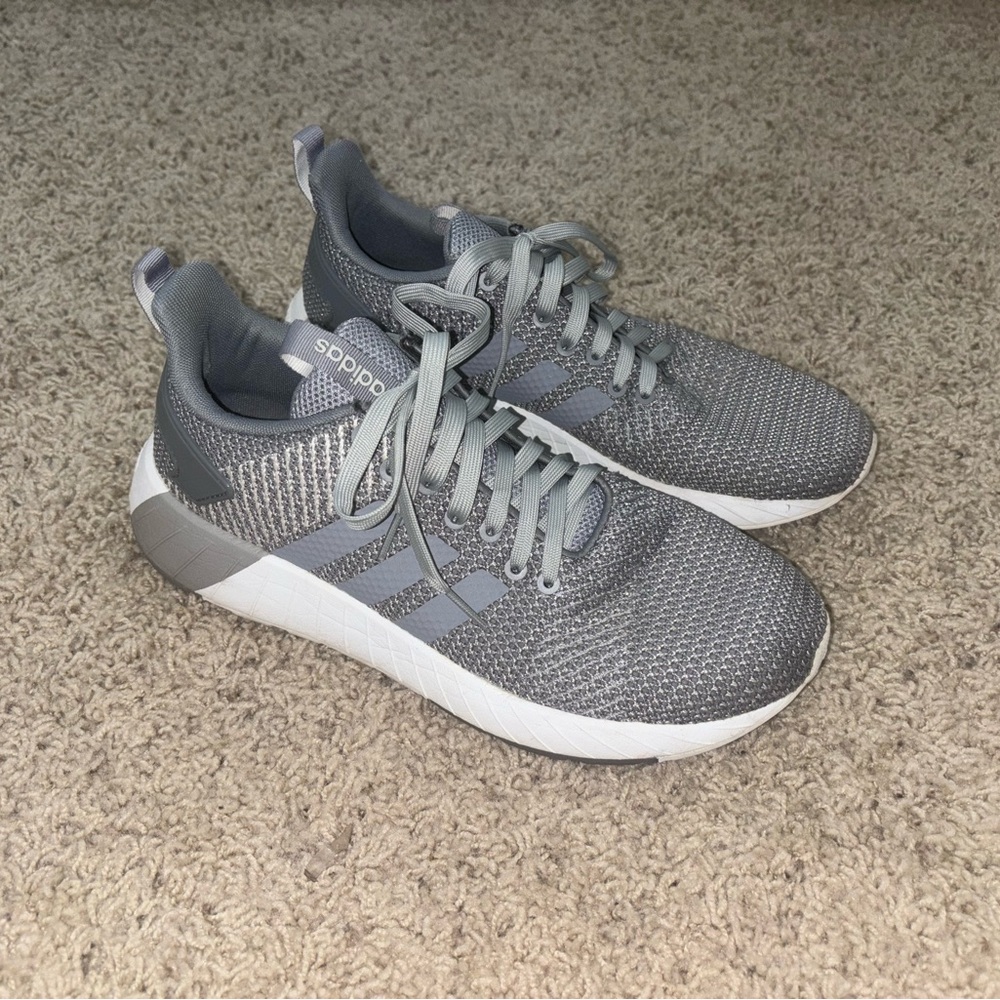 Adidas Gray Running Shoes. Mens Size 9
